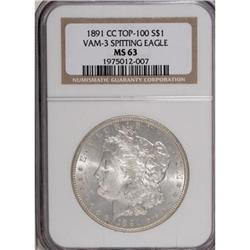 1891-CC $1 MS63 NGC