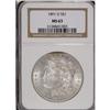 Image 3 : 1891-O $1 MS63 NGC