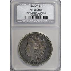 1892-CC $1 VF20 CSN