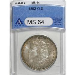 1892-O $1 MS64 ANACS