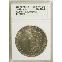 1892-S $1 VF20 ANACS
