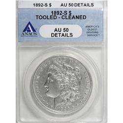 1892-S $1 AU50 ANACS