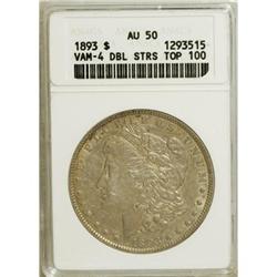 1893 $1 AU50 ANACS