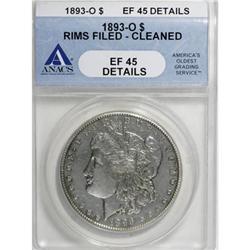 1893-O $1 XF45 ANACS