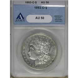 1893-O $1 AU50 ANACS