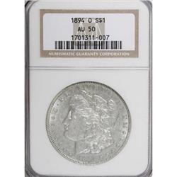 1894-O $1 AU50 NGC
