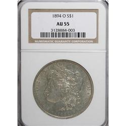 1894-O $1 AU55 NGC