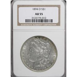 1894-O $1 AU55 NGC