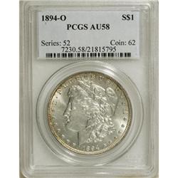 1894-O $1 AU58 PCGS