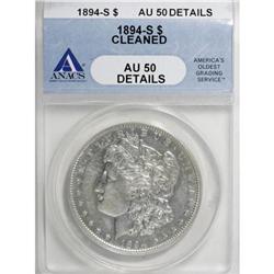 1894-S $1 AU50 ANACS
