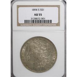 1894-S $1 AU55 NGC