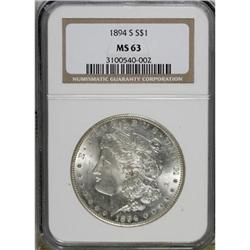 1894-S $1 MS63 NGC
