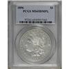 Image 1 : 1896 $1 Deep Mirror Prooflike MS65 PCGS