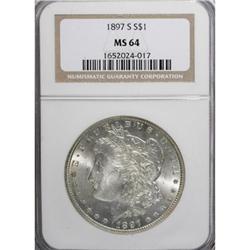 1897-S $1 MS64 NGC