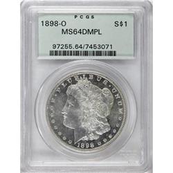 1898-O $1 Deep Mirror Prooflike MS64 PCGS
