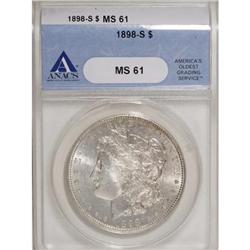 1898-S $1 MS61 ANACS