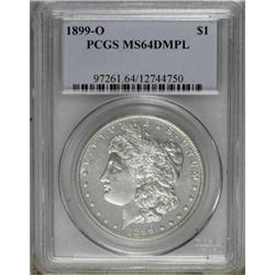 1899-O $1 Deep Mirror Prooflike MS64 PCGS
