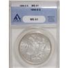 Image 1 : 1899-S $1 MS61 ANACS