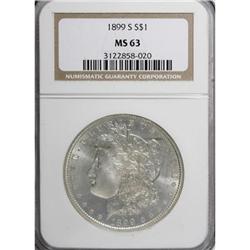 1899-S $1 MS63 NGC