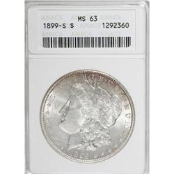 1899-S $1 MS63 ANACS