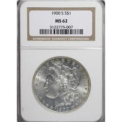 1900-S $1 MS62 NGC