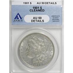 1901 $1 AU50 ANACS