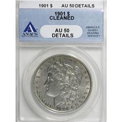 1901 $1 AU50 ANACS