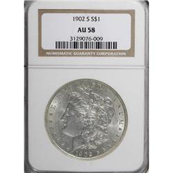 1902-S $1 AU58 NGC