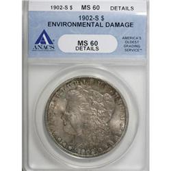 1902-S $1 MS60 ANACS