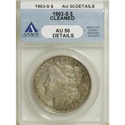 1903-S $1 AU50 ANACS