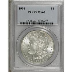 1904 $1 MS62 PCGS