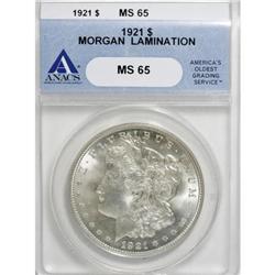 1921 $1 MS65 ANACS