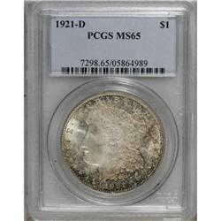 1921-D $1 MS65 PCGS
