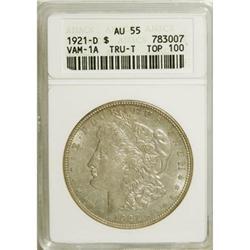 1921-D $1 VAM-1A AU55 ANACS