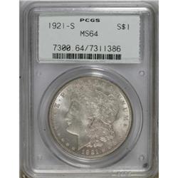 1921-S $1 MS64 PCGS