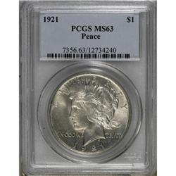 1921 $1 MS63 PCGS