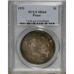 1921 $1 MS64 PCGS