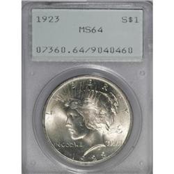 1923 $1 MS64 PCGS