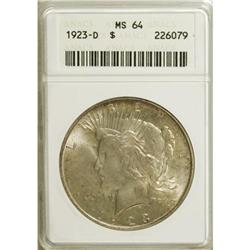 1923-D $1 MS64 ANACS