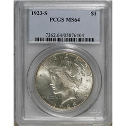 1923-S $1 MS64 PCGS