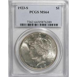 1923-S $1 MS64 PCGS