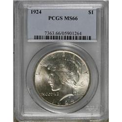 1924 $1 MS66 PCGS