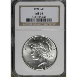 1926 $1 MS64 NGC