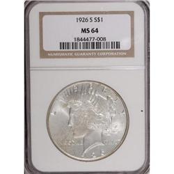 1926-S $1 MS64 NGC