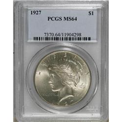1927 $1 MS64 PCGS