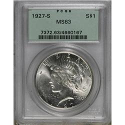 1927-S $1 MS63 PCGS