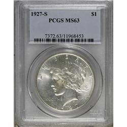 1927-S $1 MS63 PCGS