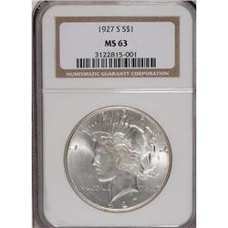 1927-S $1 MS63 NGC