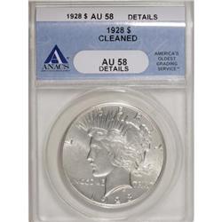 1928 $1 AU58 ANACS