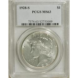 1928-S $1 MS63 PCGS